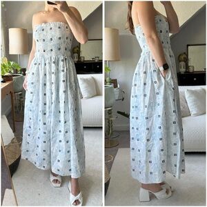 Just Me Embroidered Dress